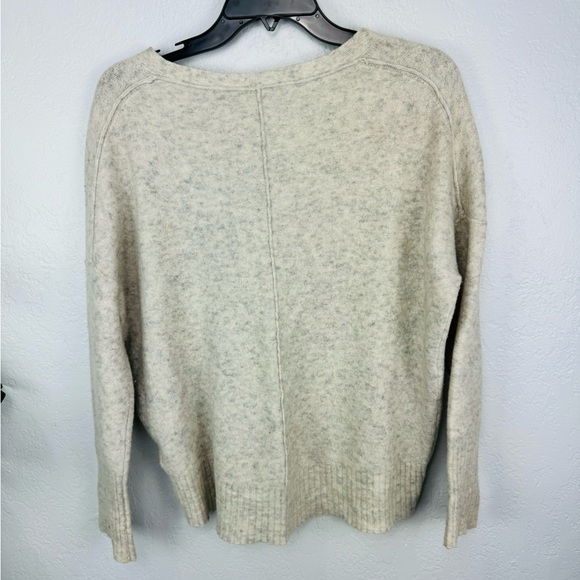 All Saints Alpha V-Neck Wool Blend Long Sleeve Pull-over Sweater Womens Size S - Picture 7 of 7